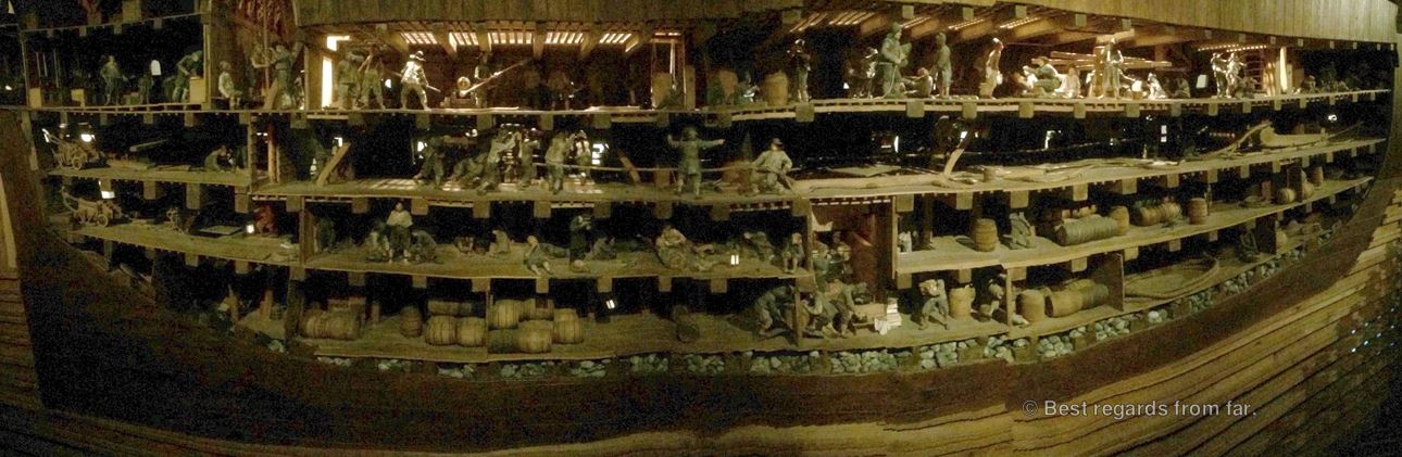 Life on board of the Vasa, Stockholm, Sweden