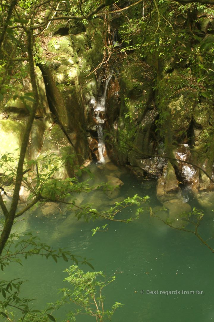 One of the swimming holes in the Kaeda valley, Japan.