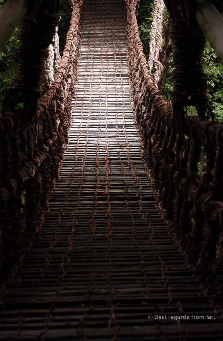 Vine bridge on Shikoku Island, Japan.