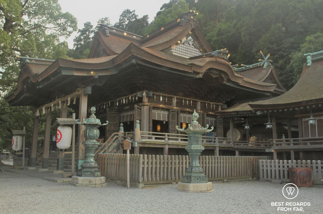Japanese temple in Kompira-san, Shikoku.