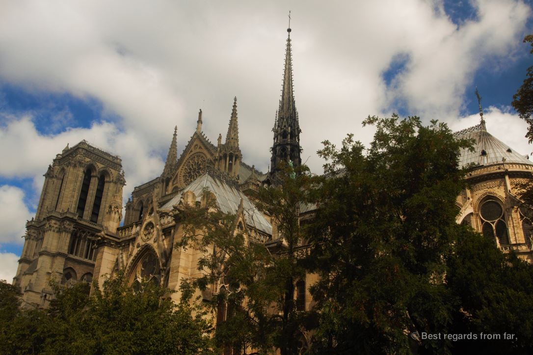 Notre Dame de Paris: back then & today – Best regards from far,
