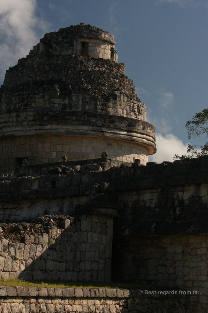 El Caracol, the Maya observatory of Chichén Itza, Mexico.