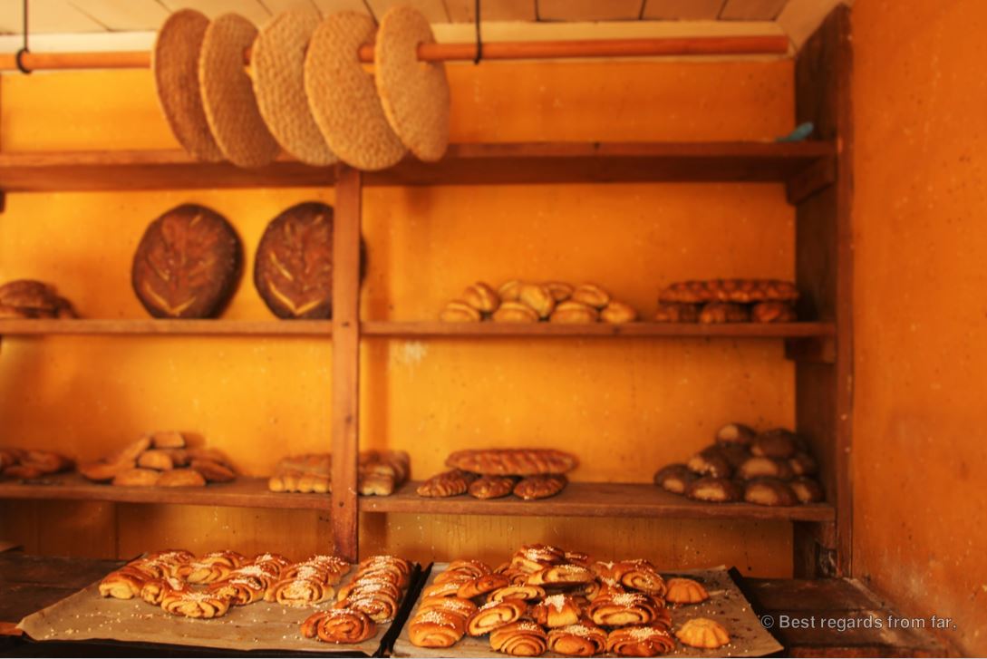 Traditional bakery with delicious kanelbullar, Skansen, Stockholm