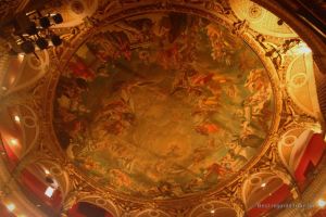 The ceiling of the opera house, Toulon.
