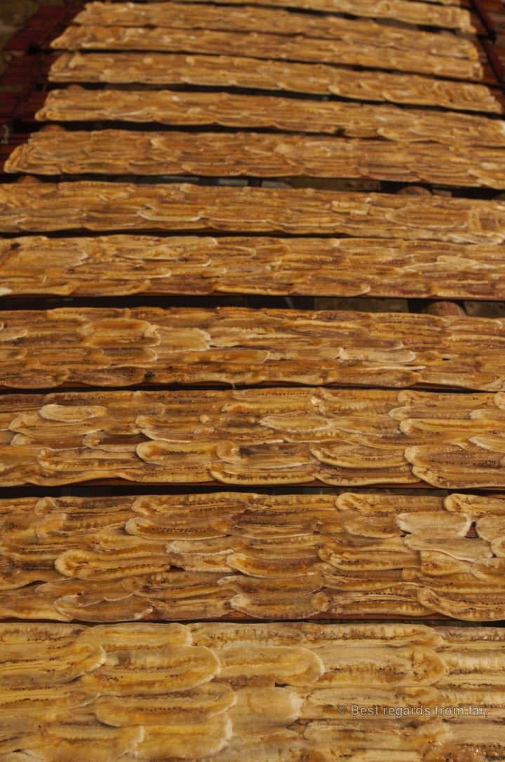 Banana sheets, Battambang.