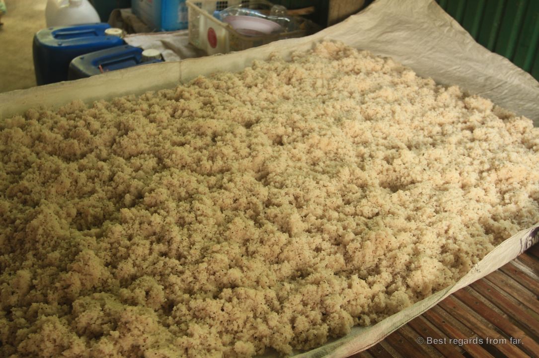 Rice that is fermented.