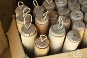 Tea cigars in Ban Komaen Tea Village, Pongsali, Laos