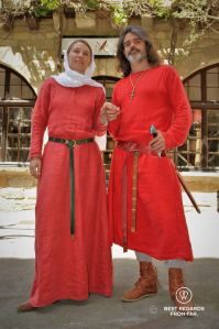 Valérie and Jean Francois, the knights of Carcassonne, ILC, France