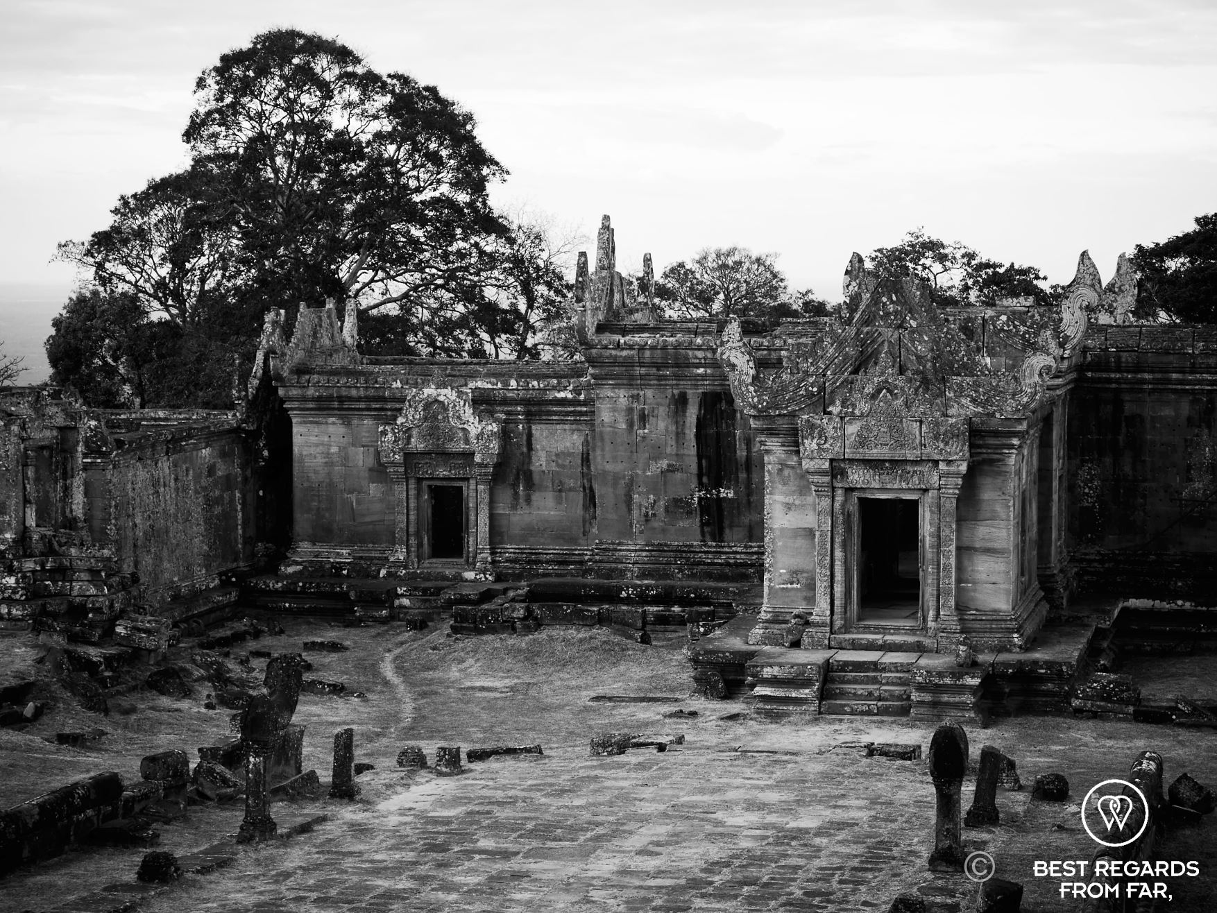 Desolated temple ruins.