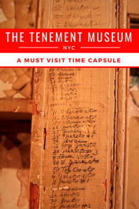The tenement museum - Pinterest Pin - NYC