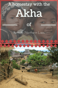 Akha trekking Northern Laos PIN