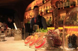 Botanicals on the bar of El Paradiso in Barcelona.