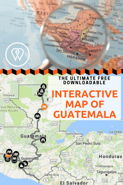 Interactive map Guatemala PIN