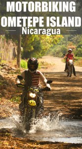 Nicaragua, Motorbiking Ometepe PIN