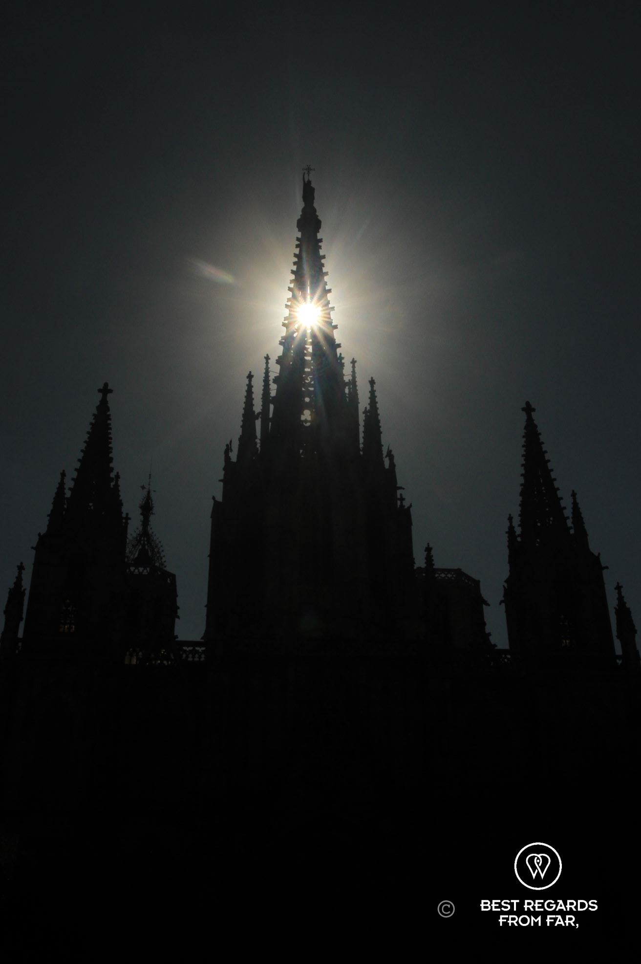 The Cathedral of Santa Eulalia in Barcelona.