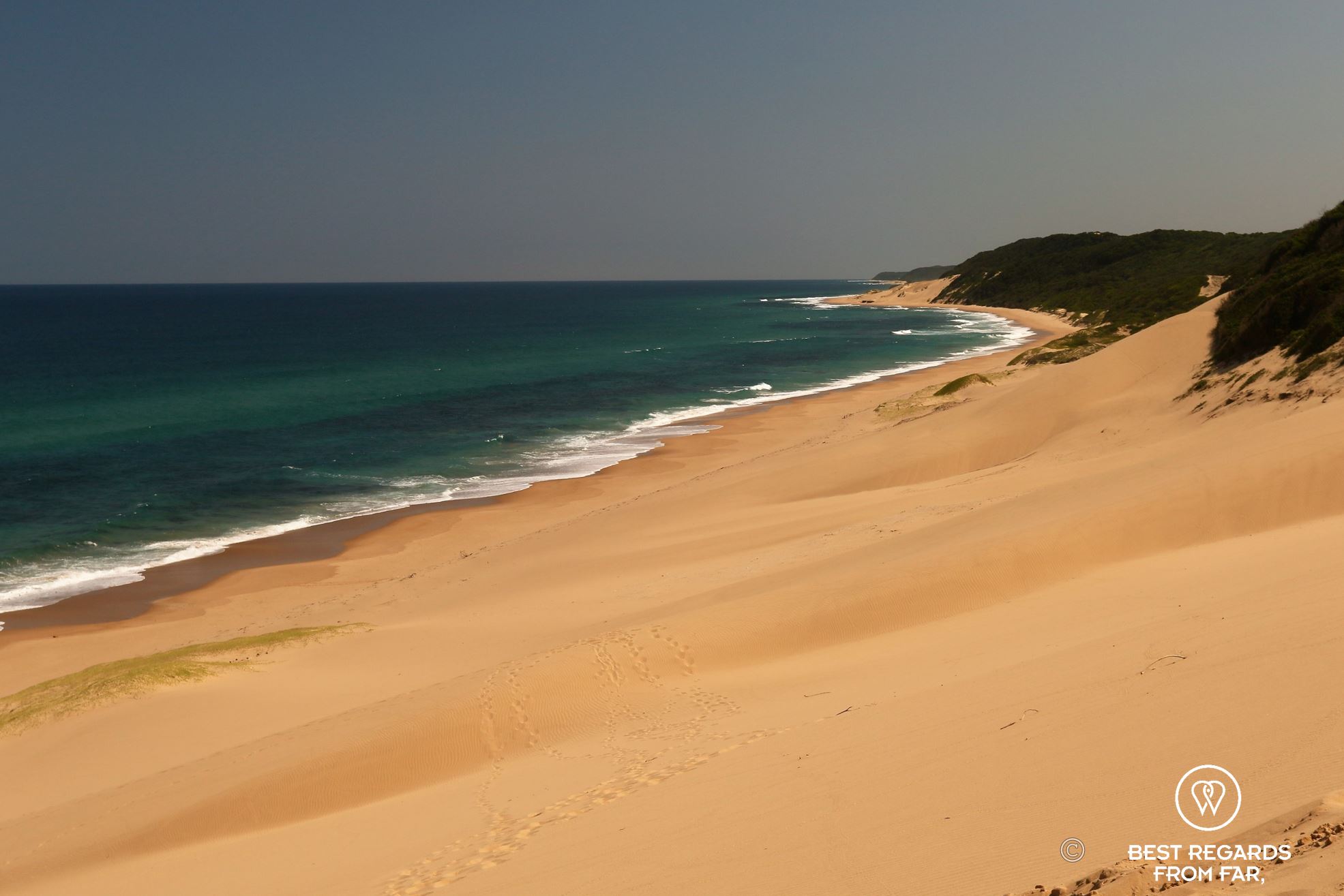 Unspoilt beaches and turtle nesting area, Kosi Bay, South Africa