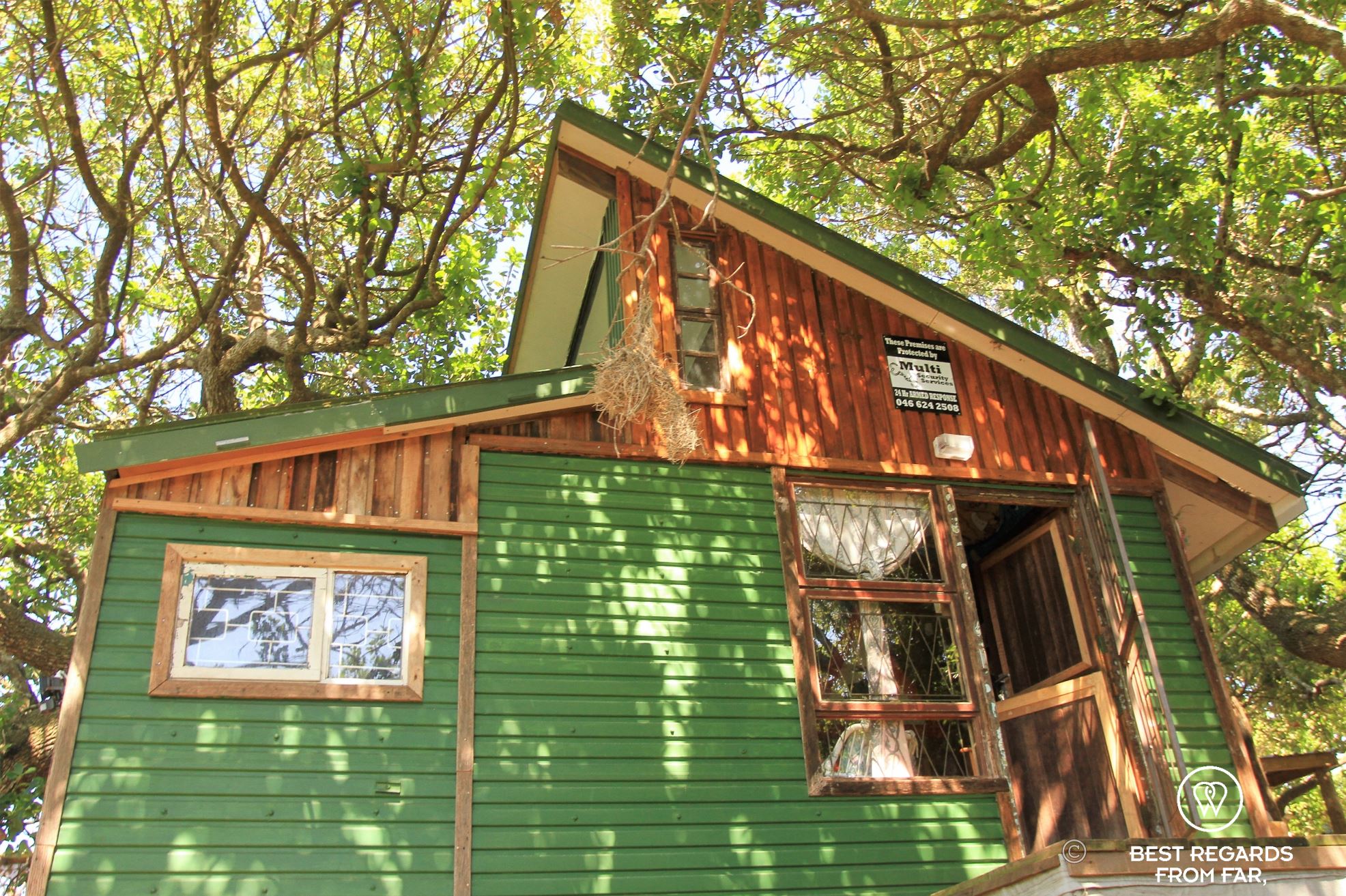 The upcycled surf lodge made by David Macgregor