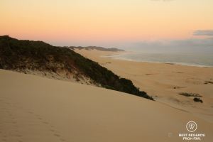 Sunset over the dunes, Port Alfred