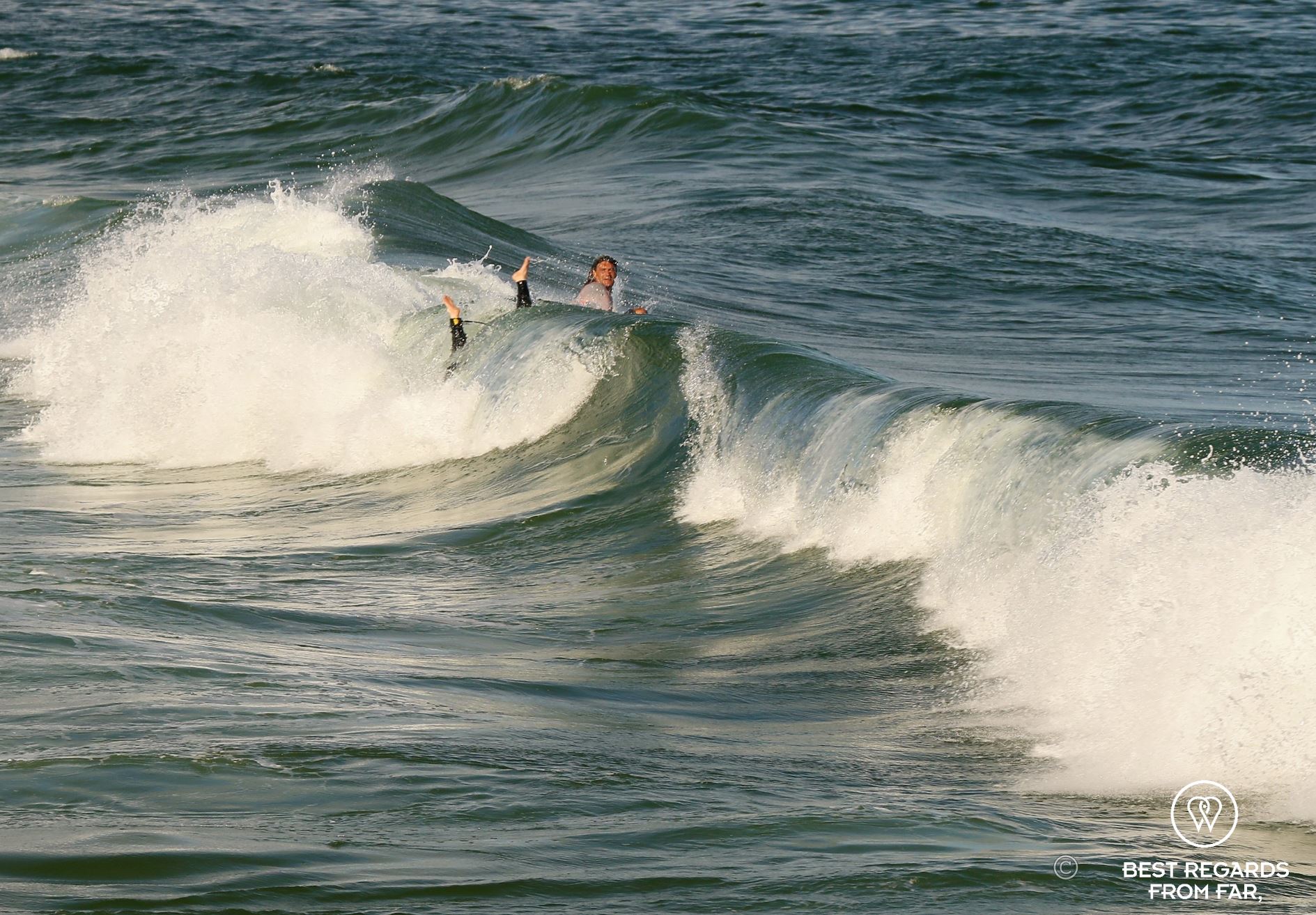 Learning how to surf in Port Alfred
