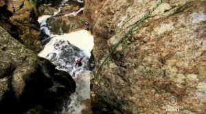 Canyoning George in South Africa.