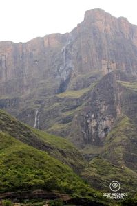 View on the Tugela Falls from the Tugela Gorde, Drakensberg, South Africa