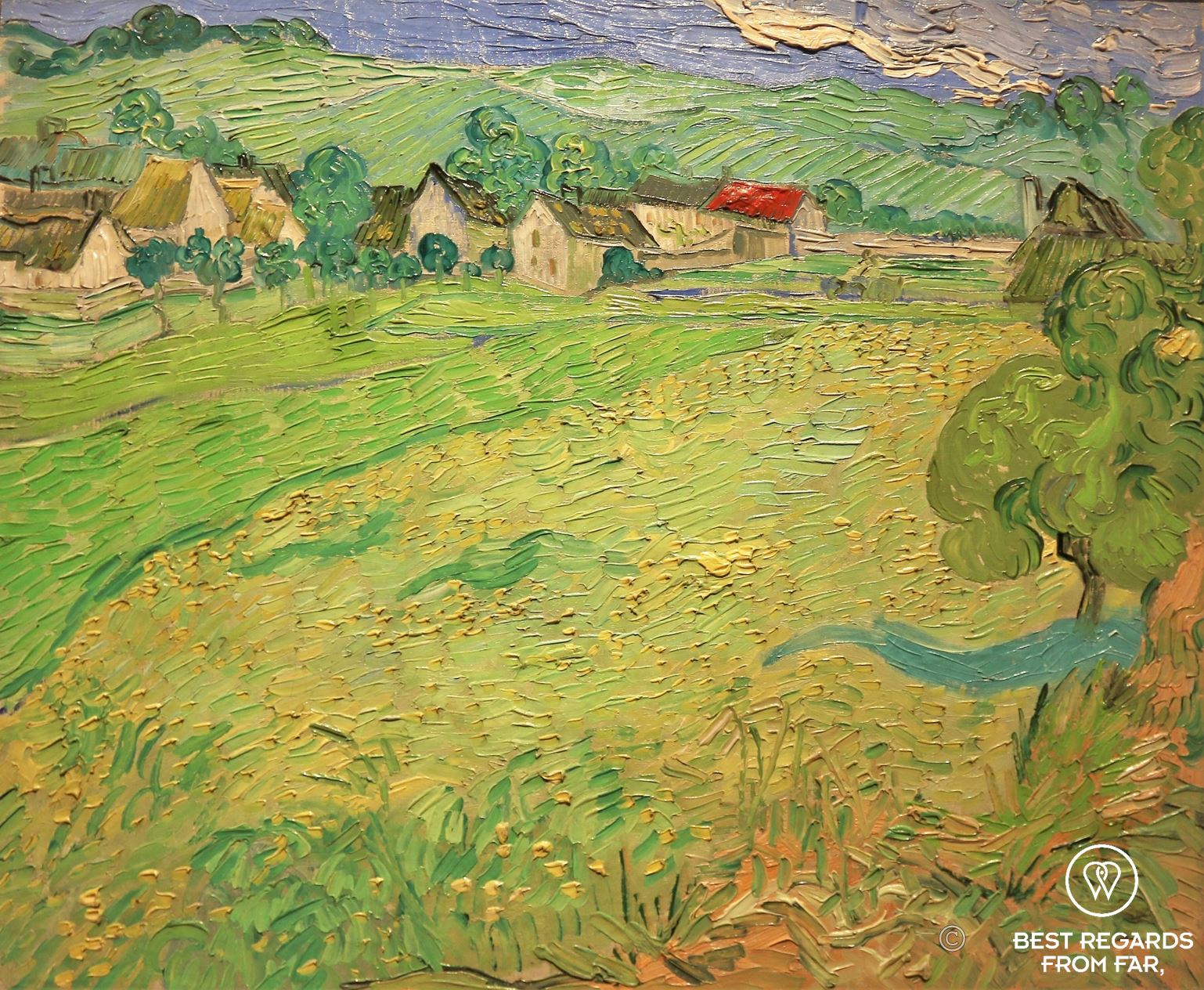 Les Vessenots en Auvers by Vincent van Gogh at Museo Thyssen Bornemisza in Madrid.