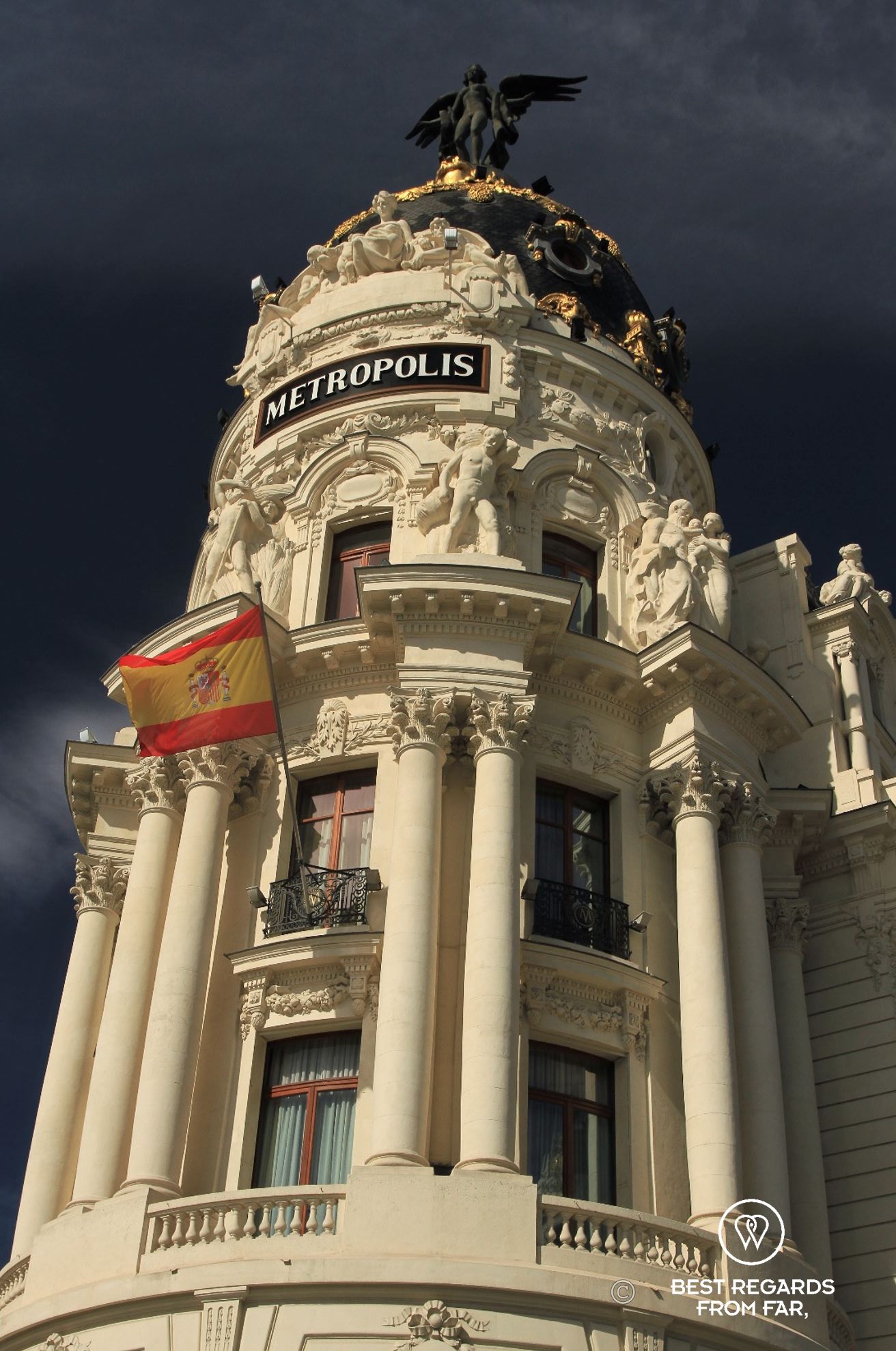 The Metropolis building, Madrid.
