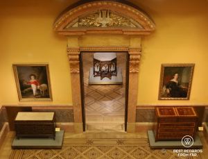 Inside the Museo Lazaro Galdiano in Madrid.