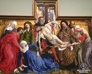 The Descent from the Cross by Rogier van der Weyden at the Museo del Prado in Madrid.