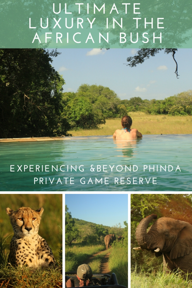 Pin referring to the ultimate luxury in the African bush article.