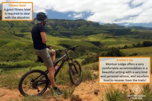 Mountain biking the Northern Drakensberg, South Africa