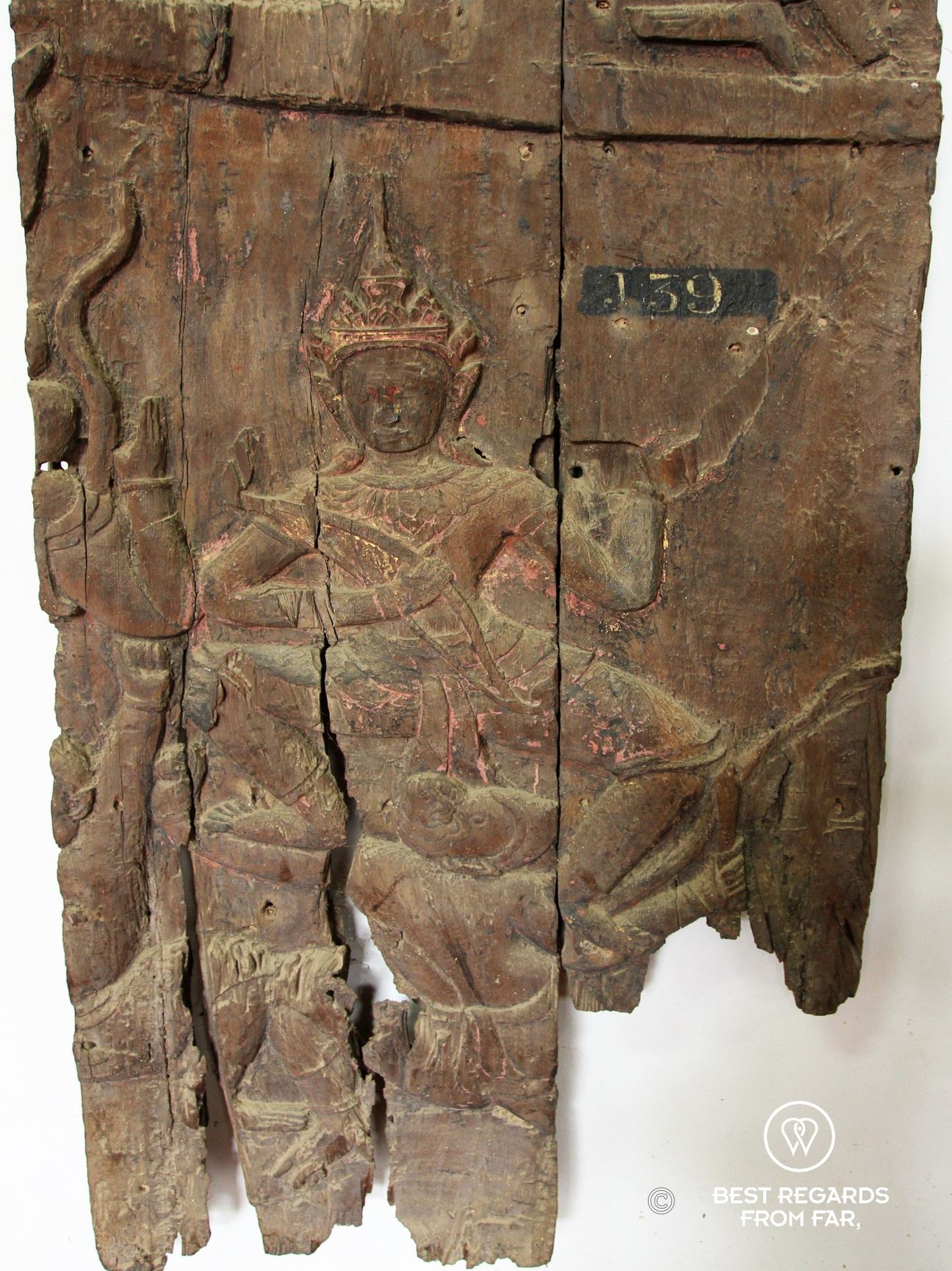 Wooden sculpture from the 17th century.