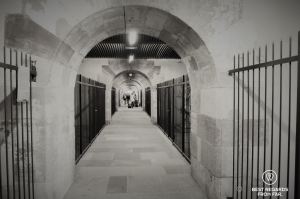 Tunnel inside the Vauban Dam, that used to defend Strasbourg from the Germans, France