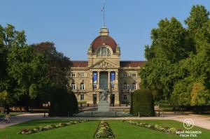 Prussian architecture, the Emperor’s palace at Place de la République, Strasbourg, France