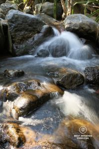 Waterfall taken with slow shutter speed, Cilaos, Reunion Island