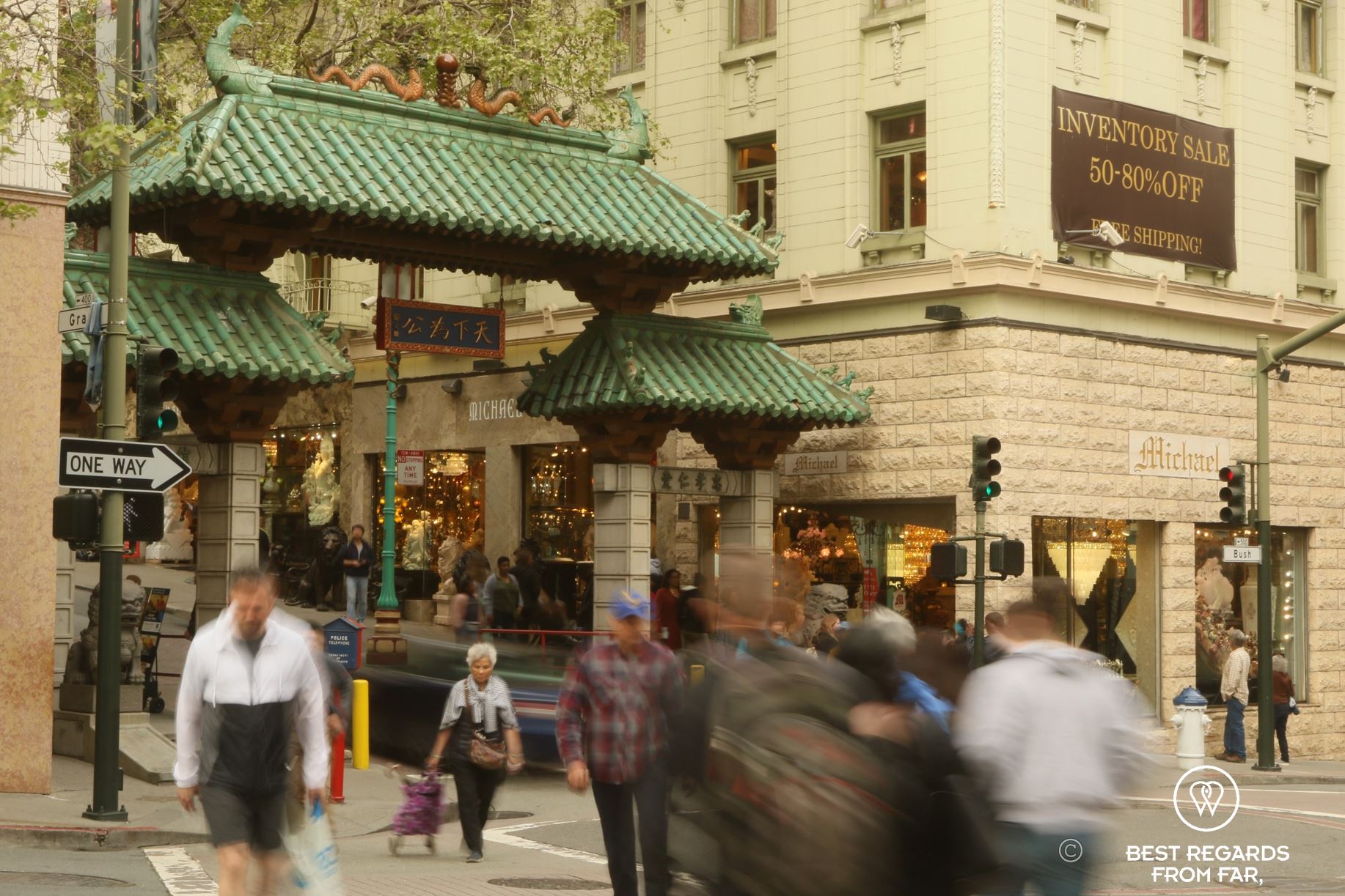 China Town, San Francisco, California.