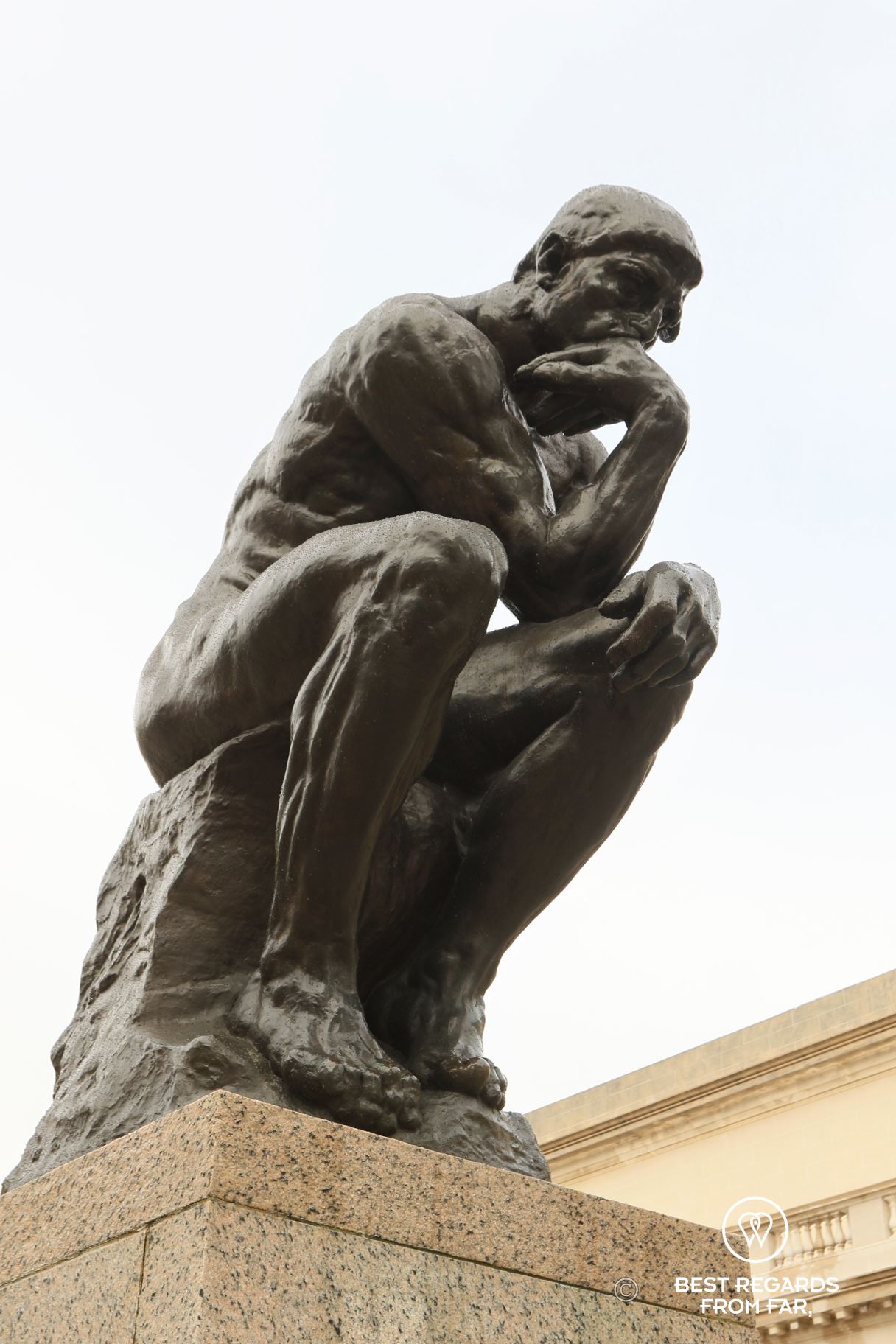 Rodin statue at de Young Museum Legion of Honor.