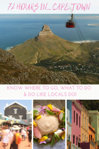 72 hours - Cape Town - South Africa - Pinterest - PIN