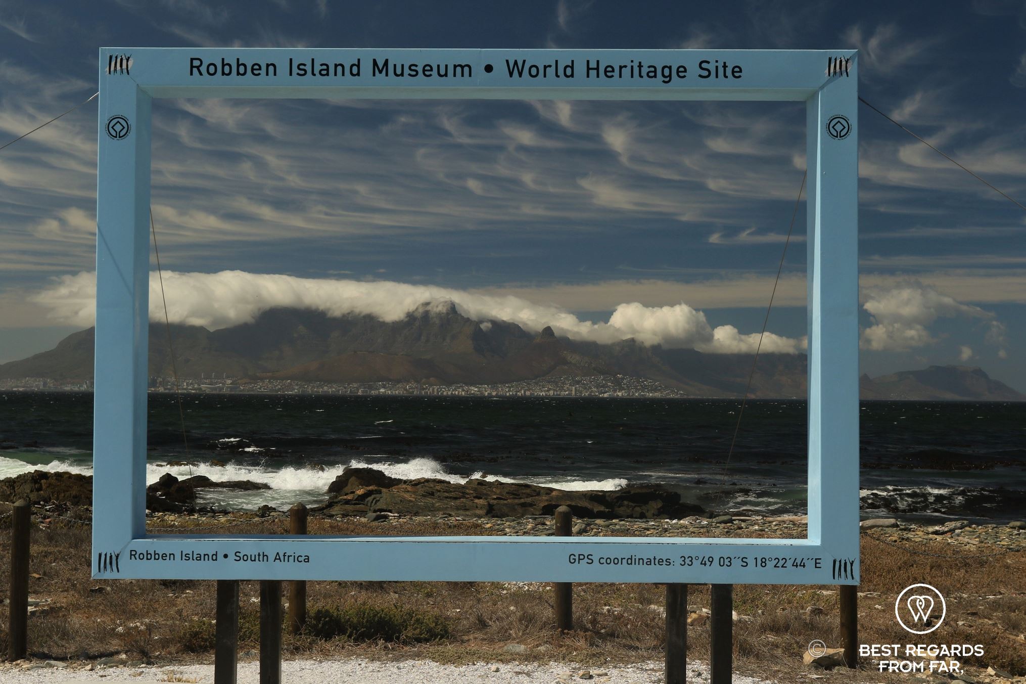 Cape Town seen from Robben Island