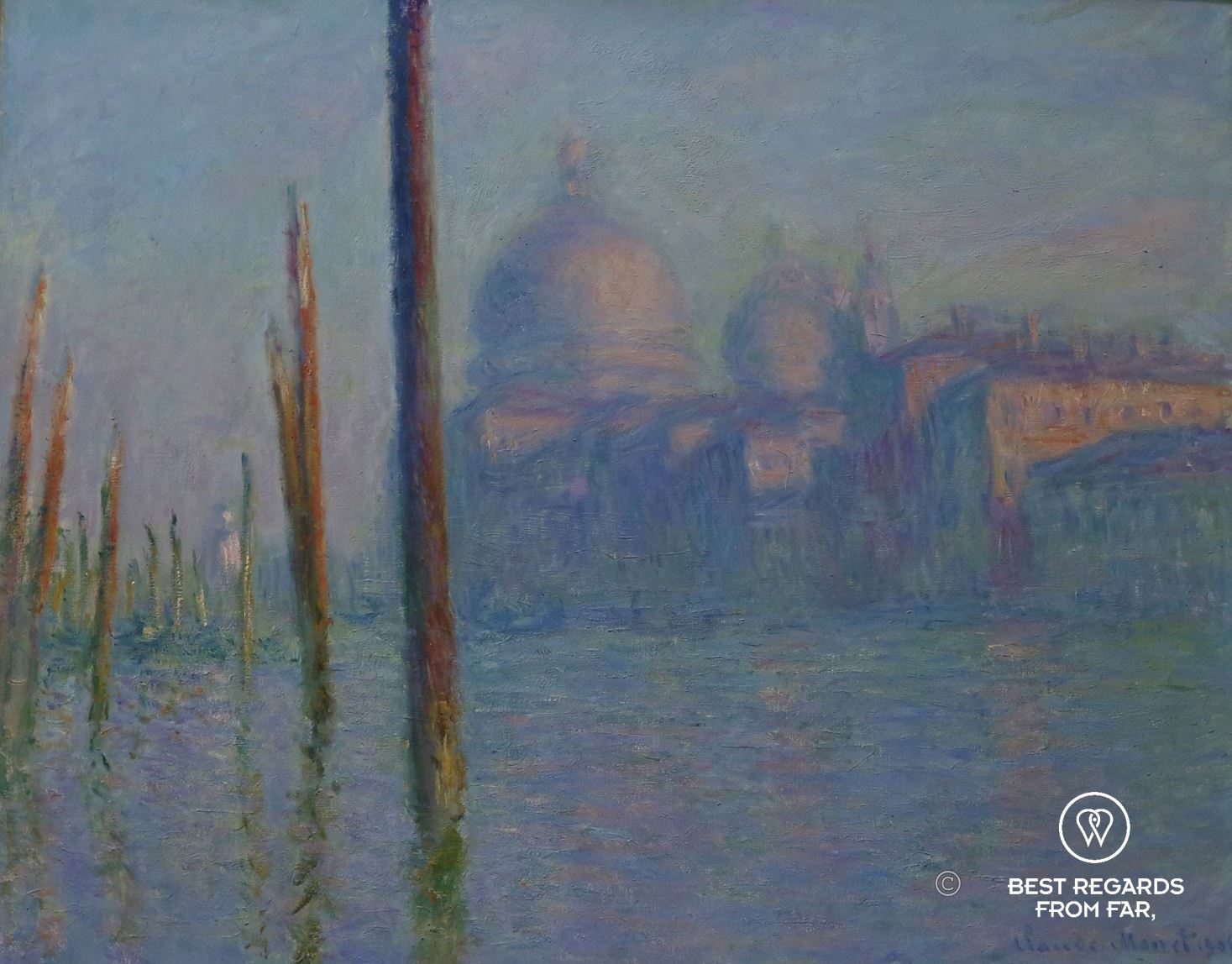 Painting of the Grand Canal by Monet.