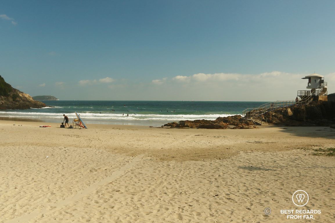 Big Wave beach, Dragon’s Back hike, Hong Kong Island