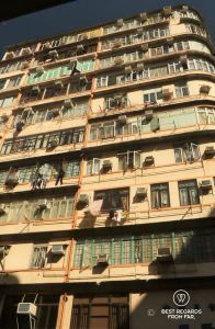 Typical flats in Kowloon, Hong Kong