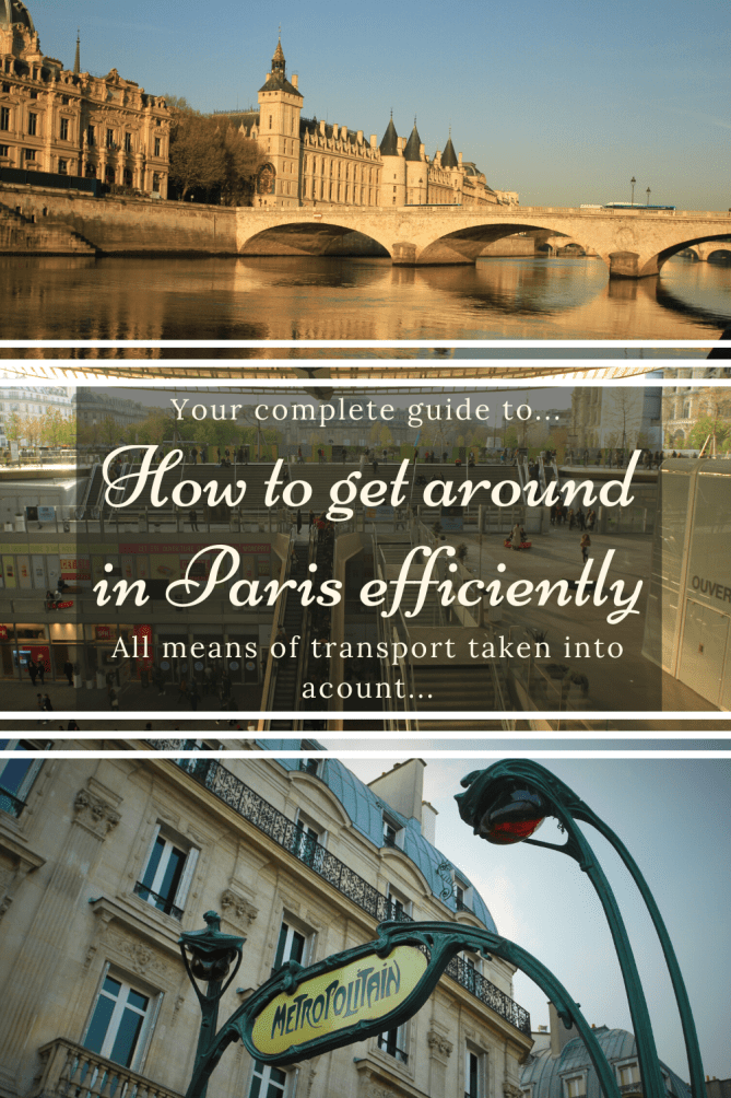 Pin with métro and Paris referring to how to get around Paris efficiently