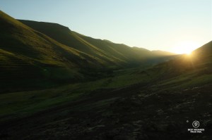 Sunrise over Eastern Lesotho