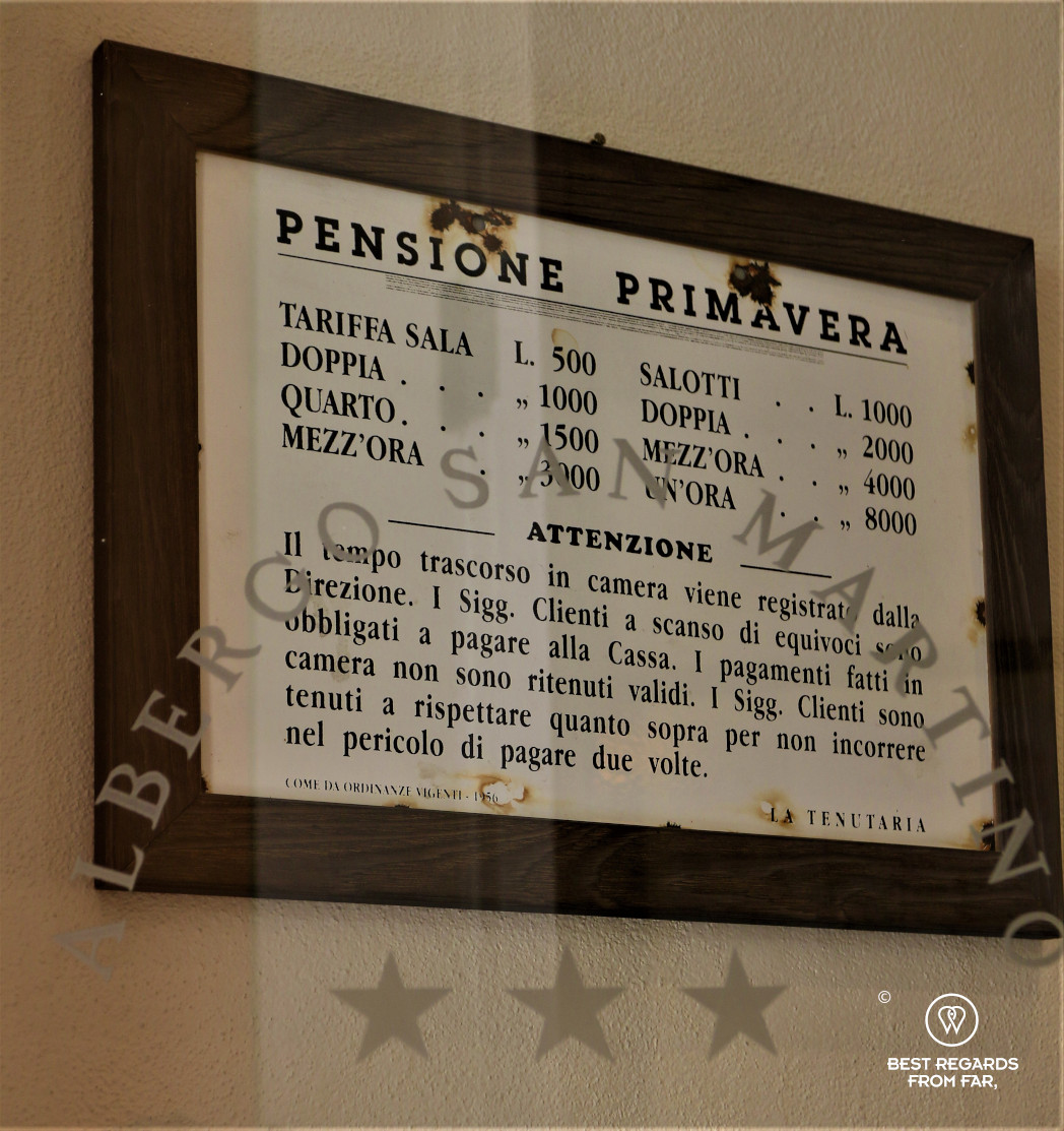 Hotel San Martino where Puccini used to entertain guests, Lucca, Italy.