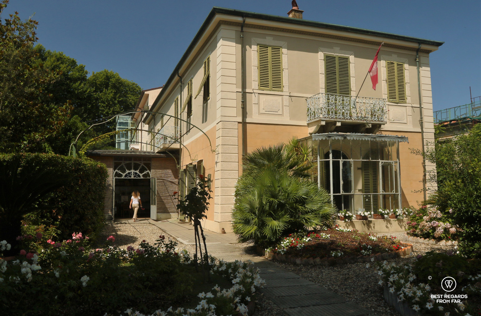 Puccini's villa in Torre del Lago, Italy.
