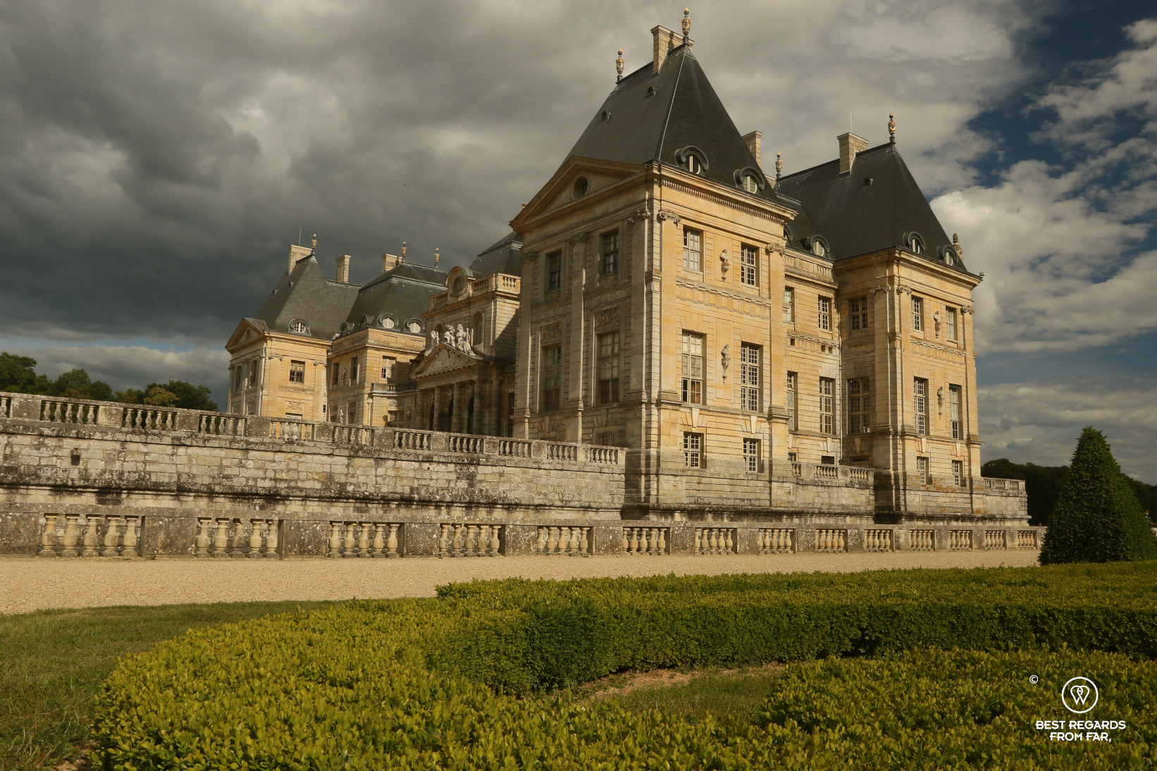 Castle of Vaux-le-Vicomte, France.