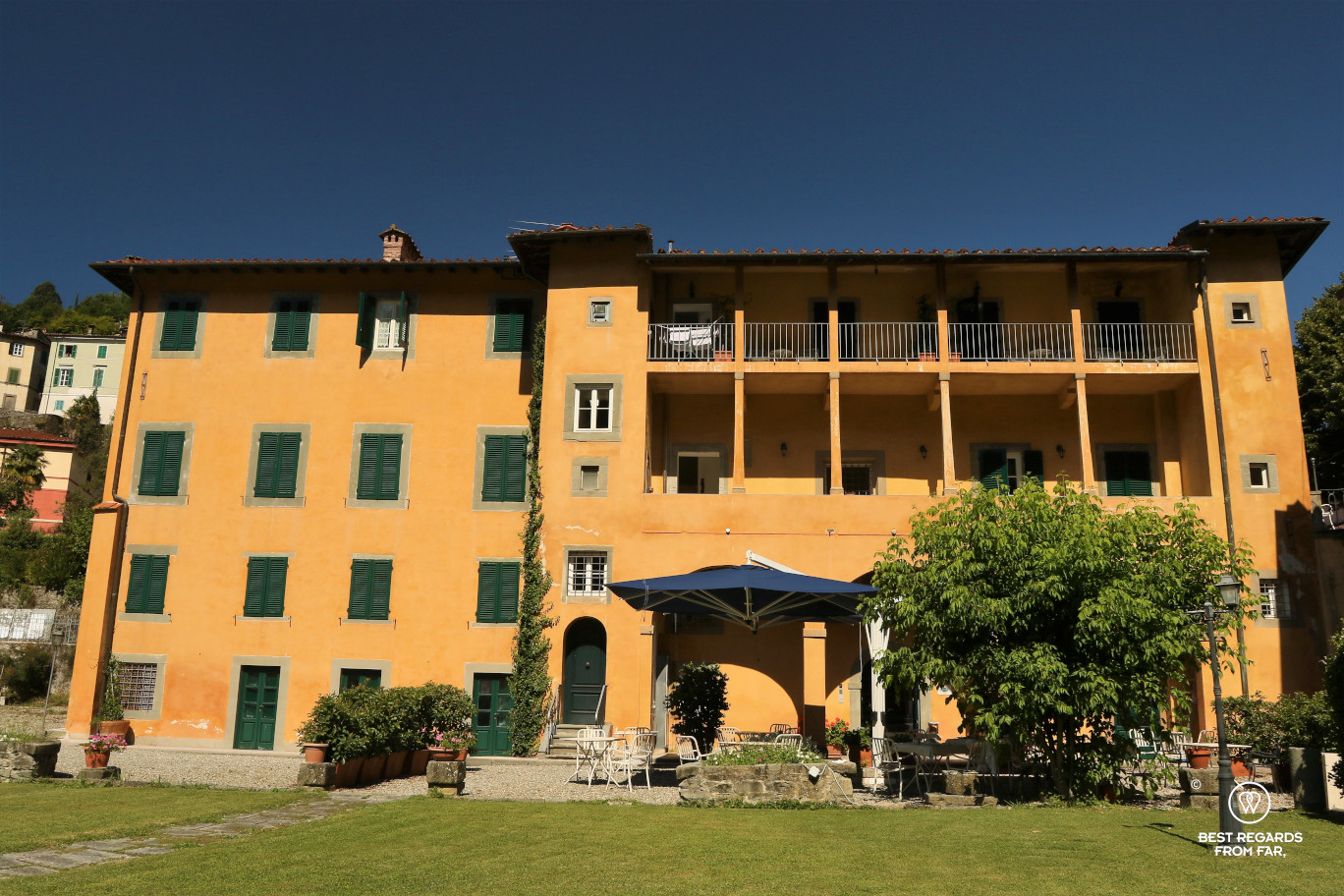 The Park Hotel Regina where Puccini used to stay in Bagni di Lucca, Italy.