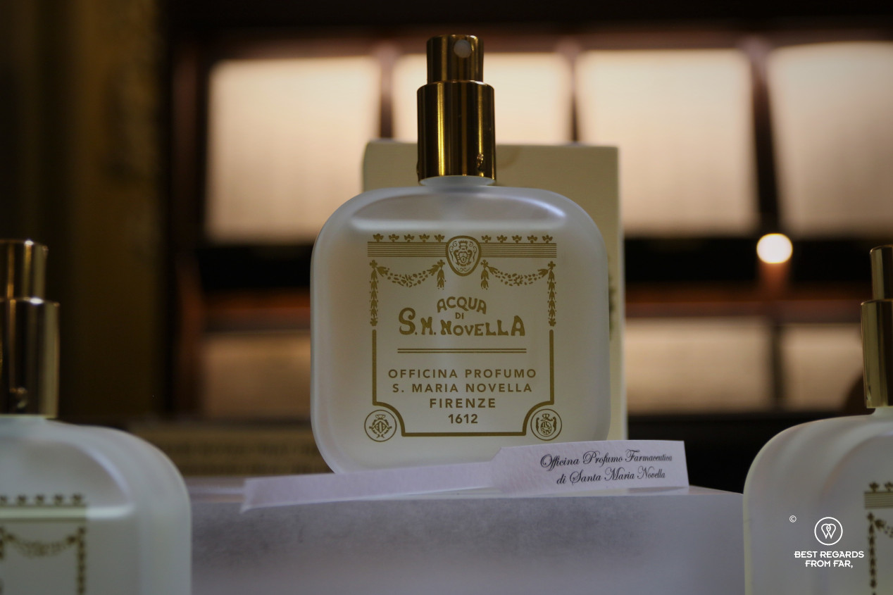 The crafts of Florence: the queen's perfume at the Officina Profumo Farmaceutica di Santa Maria Novella.
