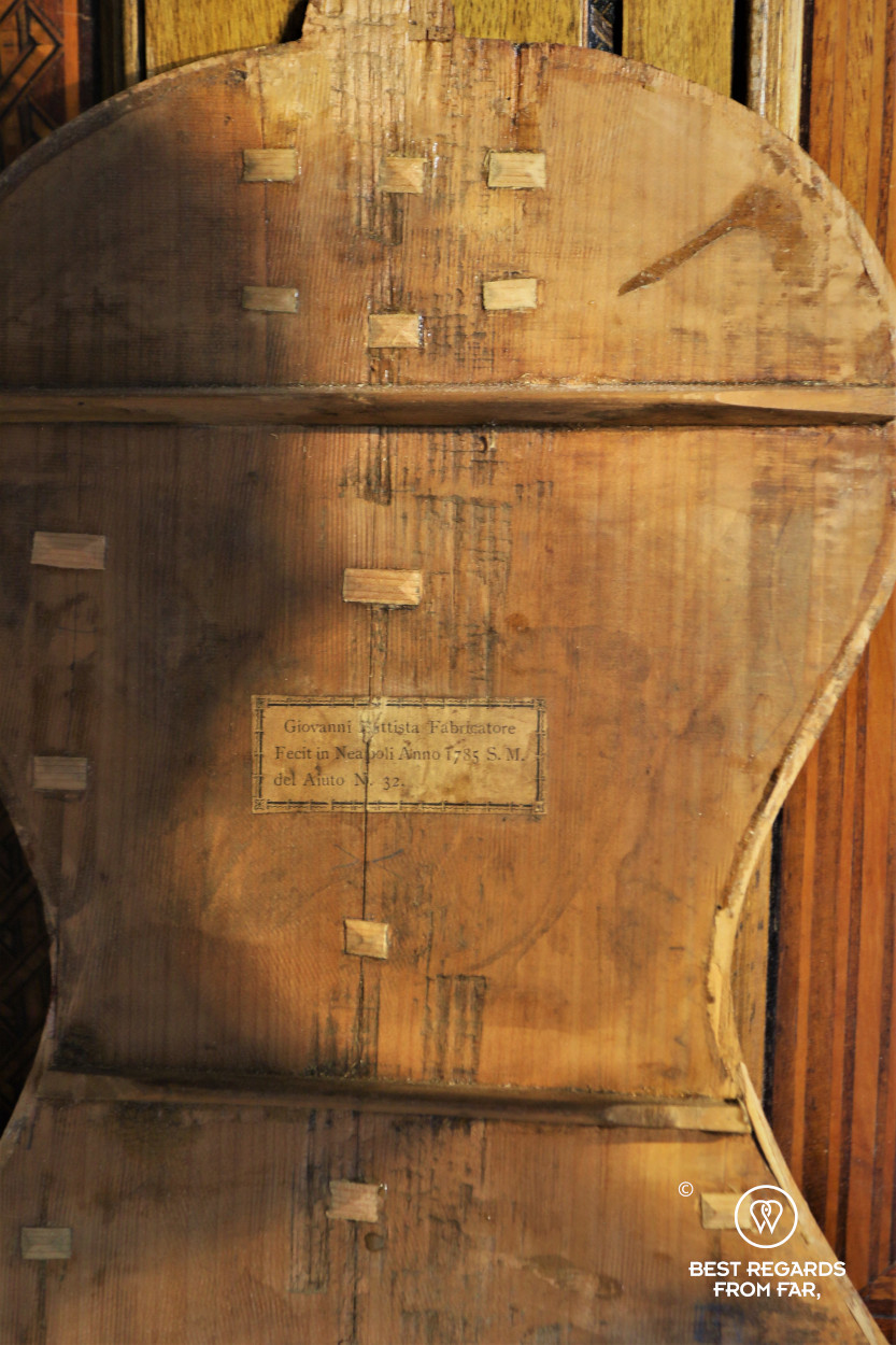 The crafts of Florence: making violins.